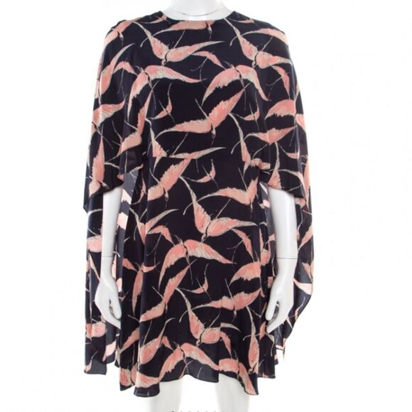 NWOT Valentino bird print cape dress - Picture 7 of 10